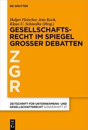 Cover von Gesellschaftsrecht im Spiegel großer Debatten