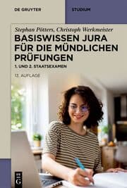 Cover von Basiswissen Jura für die mündlichen Prüfungen