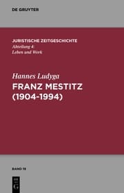 Cover von Franz Mestitz (1904-1994)