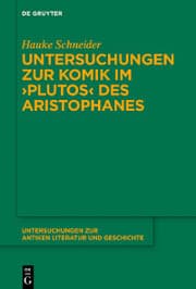 Cover von Untersuchungen zur Komik im >Plutos< des Aristophanes