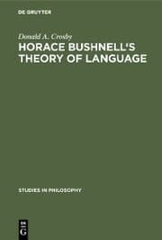 Cover von Horace Bushnell's theory of language