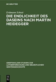 Cover von Die Endlichkeit des Daseins nach Martin Heidegger