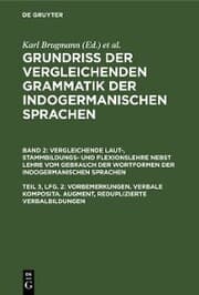 Cover von Vorbemerkungen. Verbale Komposita. Augment, reduplizierte Verbalbildungen
