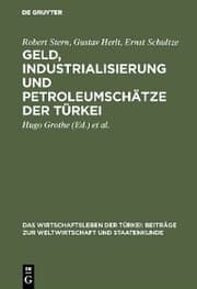 Cover von Geld, Industrialisierung und Petroleumschätze der Türkei