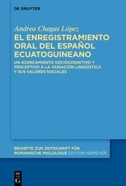 Cover von El enregistramiento oral del español ecuatoguineano
