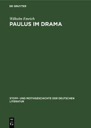 Cover von Paulus im Drama