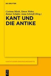 Cover von Kant und die Antike