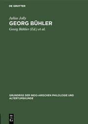 Cover von Georg Bühler