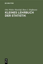 Cover von Kleines Lehrbuch der Statistik