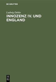 Cover von Innozenz IV. und England