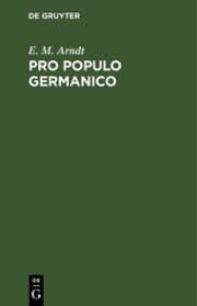 Cover von Pro populo germanico