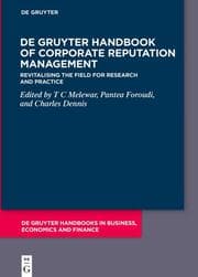 Cover von De Gruyter Handbook of Corporate Reputation Management