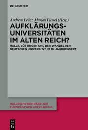 Cover von Aufklärungsuniversitäten im Alten Reich?