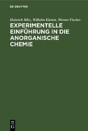 Cover von Experimentelle Einführung in die anorganische Chemie