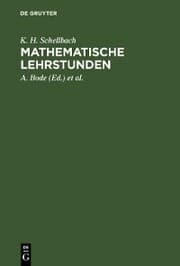 Cover von Mathematische Lehrstunden