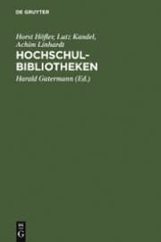 Cover von HochschulBibliotheken