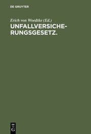 Cover von Unfallversicherungsgesetz.