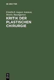 Cover von Kritik der plastischen Chirurgie