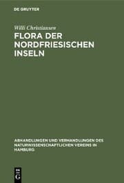 Cover von Flora der Nordfriesischen Inseln