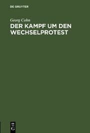 Cover von Der Kampf um den Wechselprotest