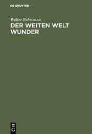 Cover von Der weiten Welt Wunder