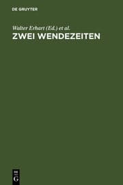Cover von Zwei Wendezeiten
