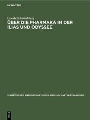 Cover von Über die Pharmaka in der Ilias und Odyssee