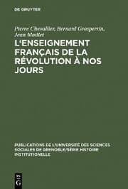 Cover von L'Enseignement français de la Révolution à nos jours