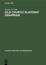 Cover von Old Church Slavonic grammar