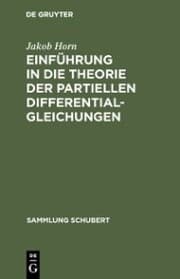 Cover von Einführung in die Theorie der partiellen Differentialgleichungen
