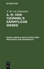 Cover von Reise in die mittäglichen Provinzen von Frankreich