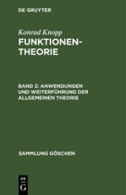 Cover von Anwendungen und Weiterführung der allgemeinen Theorie