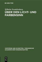 Cover von Über den Licht- und Farbensinn