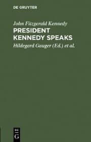 Cover von President Kennedy speaks