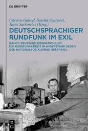 Cover von Deutschsprachiger Rundfunk im Exil
