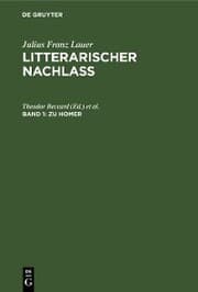 Cover von Zu Homer