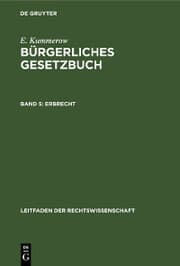 Cover von Erbrecht