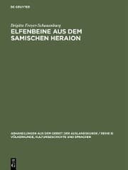 Cover von Elfenbeine aus dem samischen Heraion