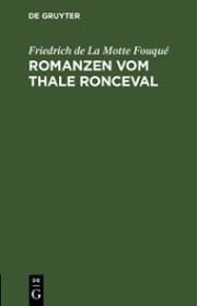 Cover von Romanzen vom Thale Ronceval