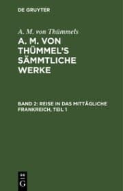 Cover von Reise in das mittägliche Frankreich, Teil 1