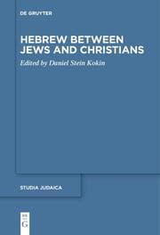 Cover von Hebrew between Jews and Christians
