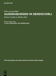 Cover von Die Kleinfunde von Sendschirli