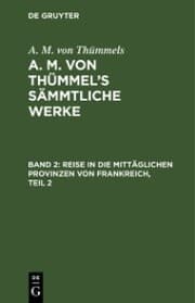 Cover von Reise in die mittäglichen Provinzen von Frankreich, Teil 2