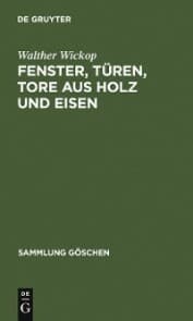 Cover von Fenster, Türen, Tore aus Holz und Eisen