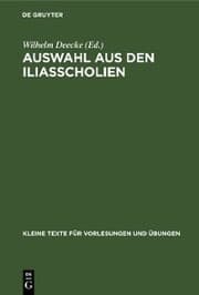 Cover von Auswahl aus den Iliasscholien