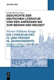 Cover von Die Literatur des 15. und frühen 16. Jahrhunderts