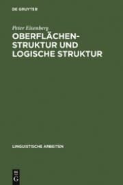 Cover von Oberflächenstruktur und logische Struktur