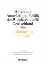 Cover von Akten zur Auswärtigen Politik der Bundesrepublik Deutschland 1994