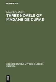 Cover von Three novels of Madame de Duras