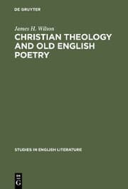 Cover von Christian theology and old English poetry